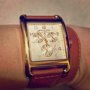 Michael Kors wrap-around watch.